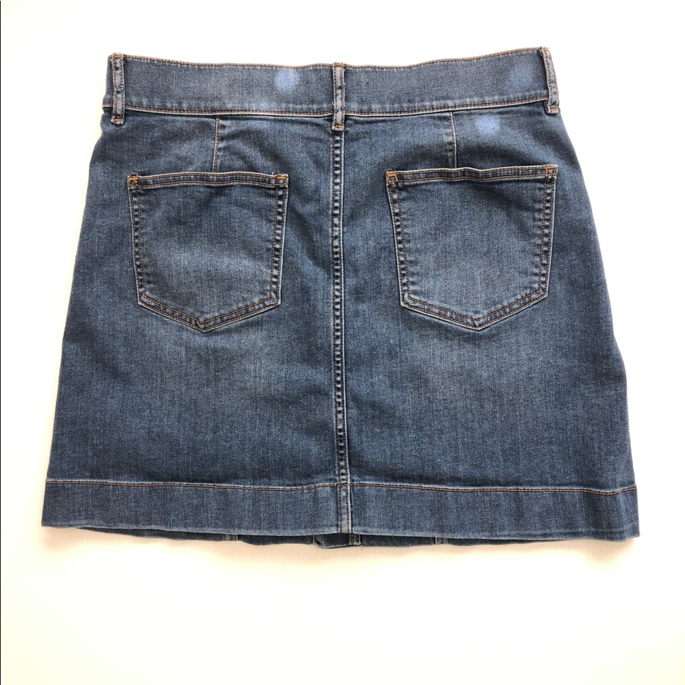 LOFT denim mini skirt - Picture 4 of 6